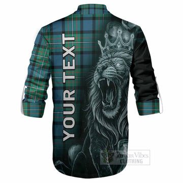 Ferguson (Fergusson) Tartan Ghillie Shirt Roaring Lion Heritage