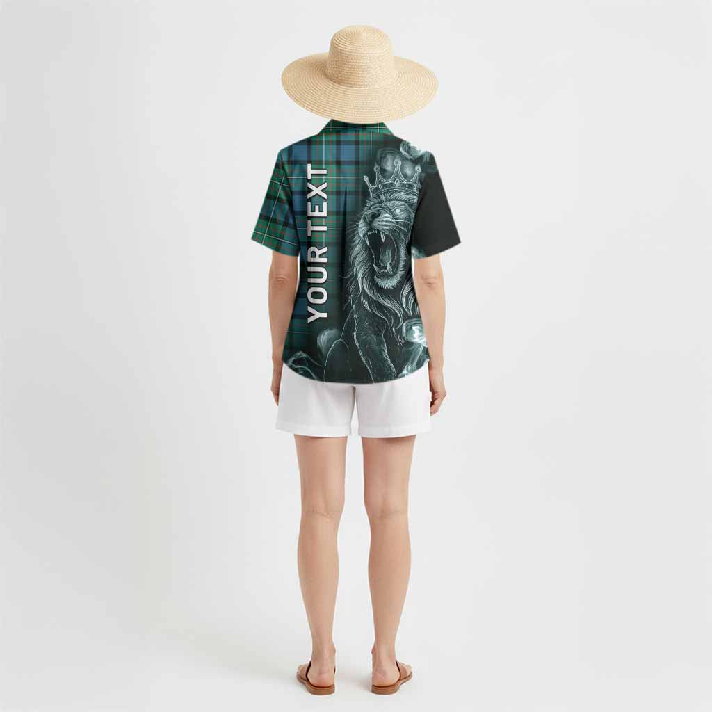 Ferguson (Fergusson) Tartan Hawaiian Shirt Roaring Lion Heritage