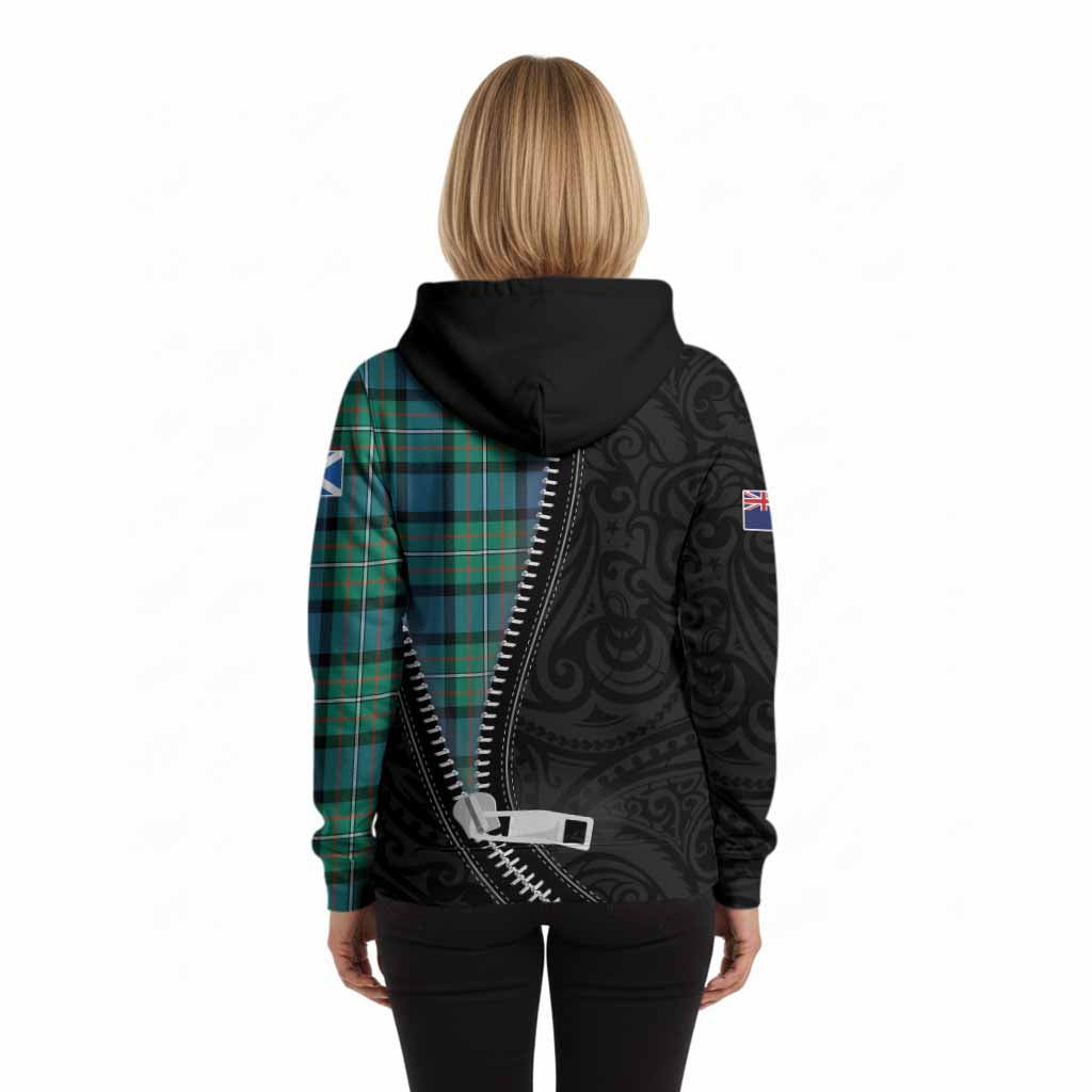Ferguson (Fergusson) Tartan Hoodie New Zealand Pattern Unique Zipper Stylized