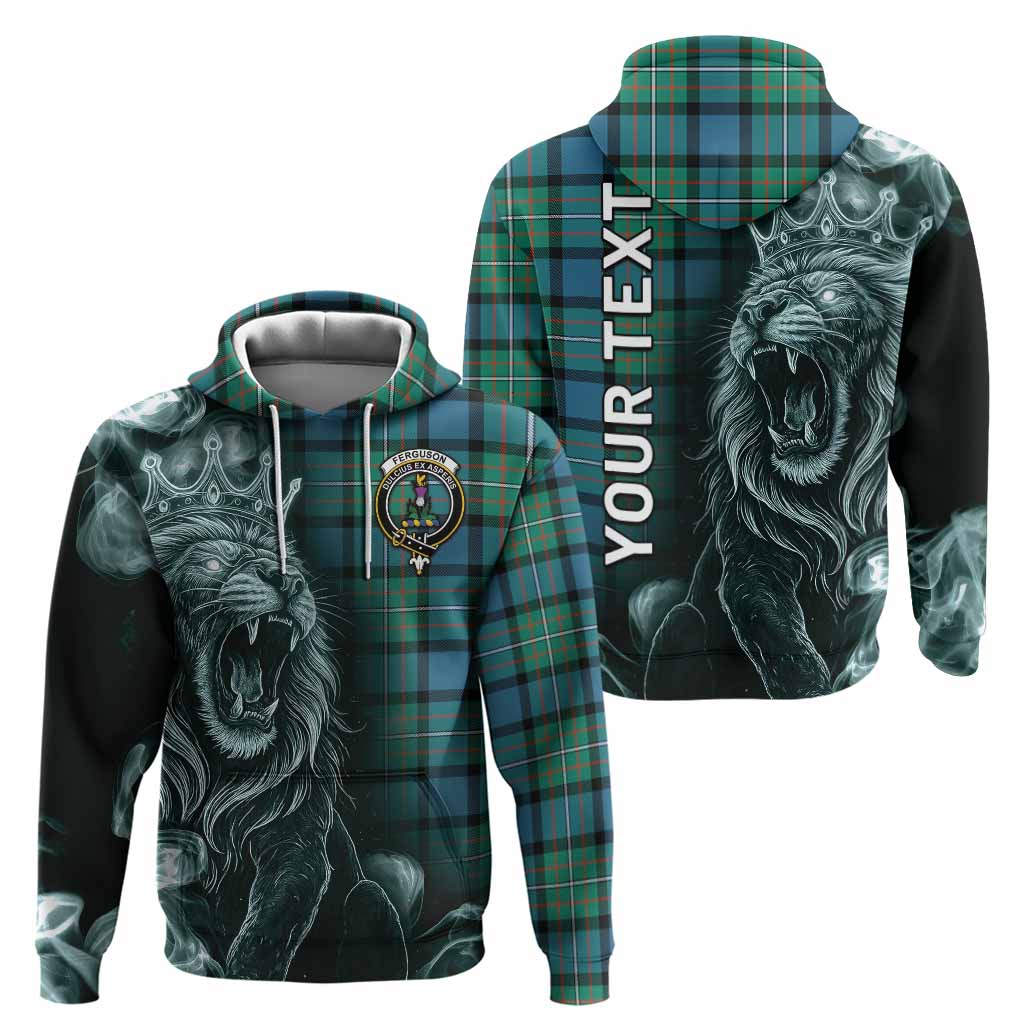 Ferguson (Fergusson) Tartan Hoodie Roaring Lion Heritage