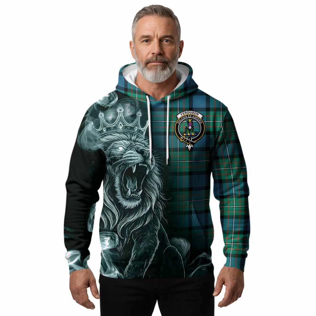 Ferguson (Fergusson) Tartan Hoodie Roaring Lion Heritage