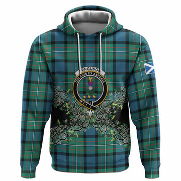 Ferguson (Fergusson) Tartan Hoodie Thistle Scottish Spirit