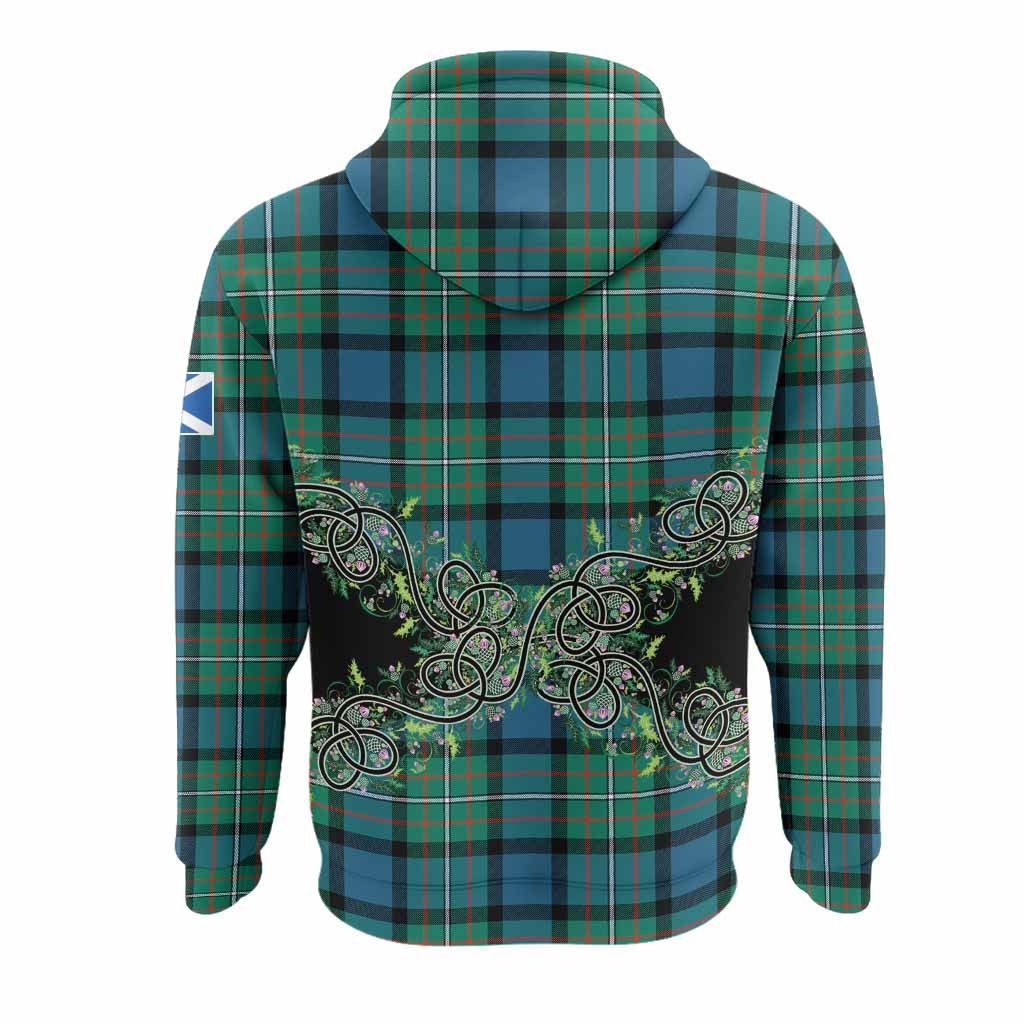 Ferguson (Fergusson) Tartan Hoodie Thistle Scottish Spirit