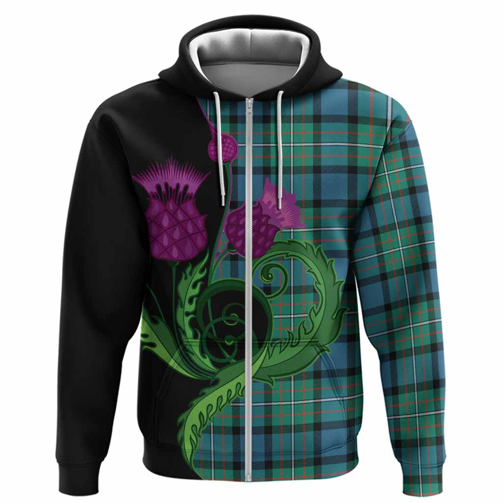 Ferguson (Fergusson) Tartan Hoodie Traditional Scottish Thistle