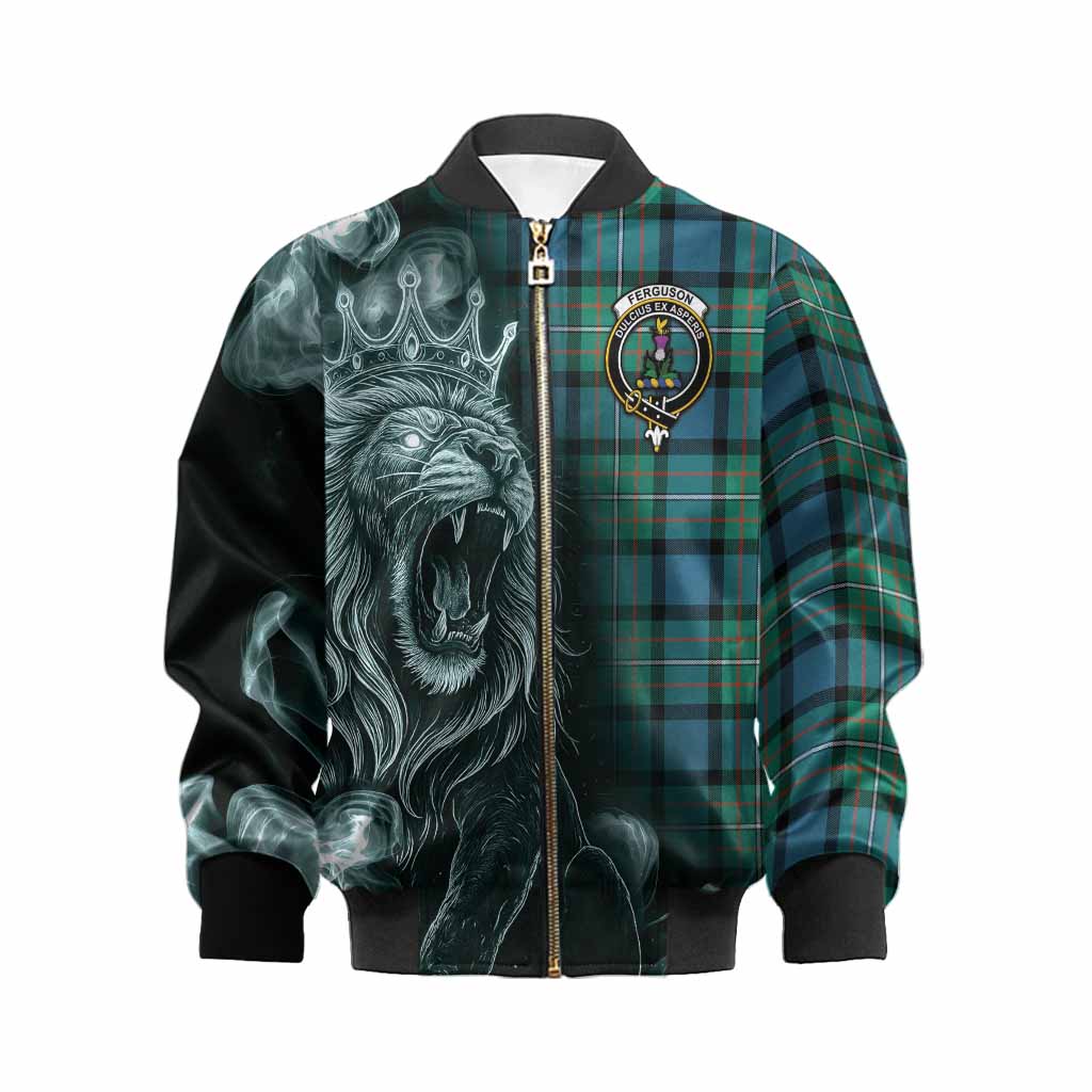 Ferguson (Fergusson) Tartan Kid Bomber Jacket Roaring Lion Heritage