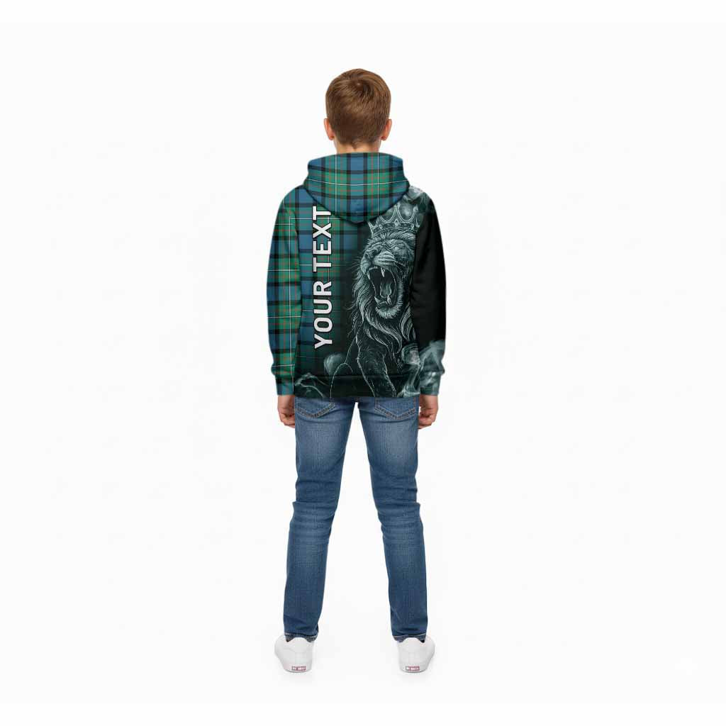 Ferguson (Fergusson) Tartan Kid Hoodie Roaring Lion Heritage