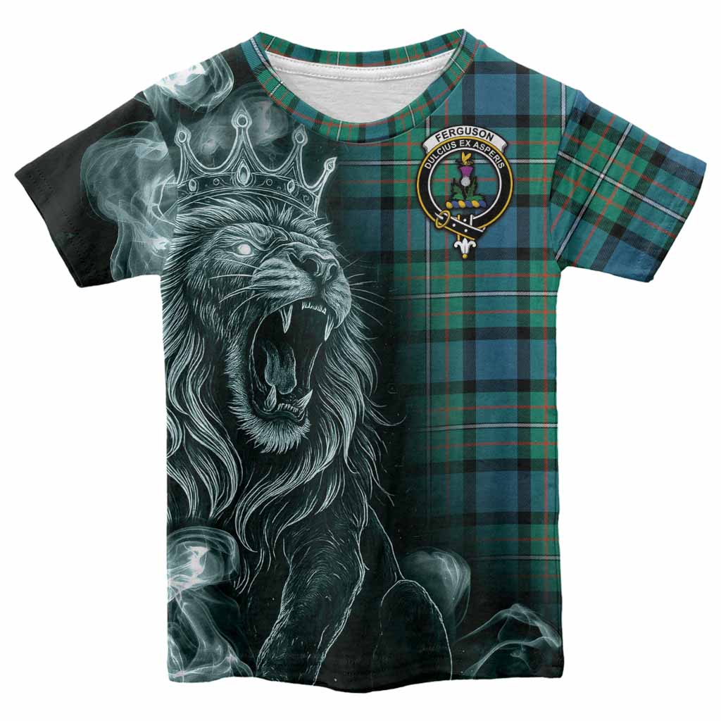 Ferguson (Fergusson) Tartan Kid T-shirt Roaring Lion Heritage