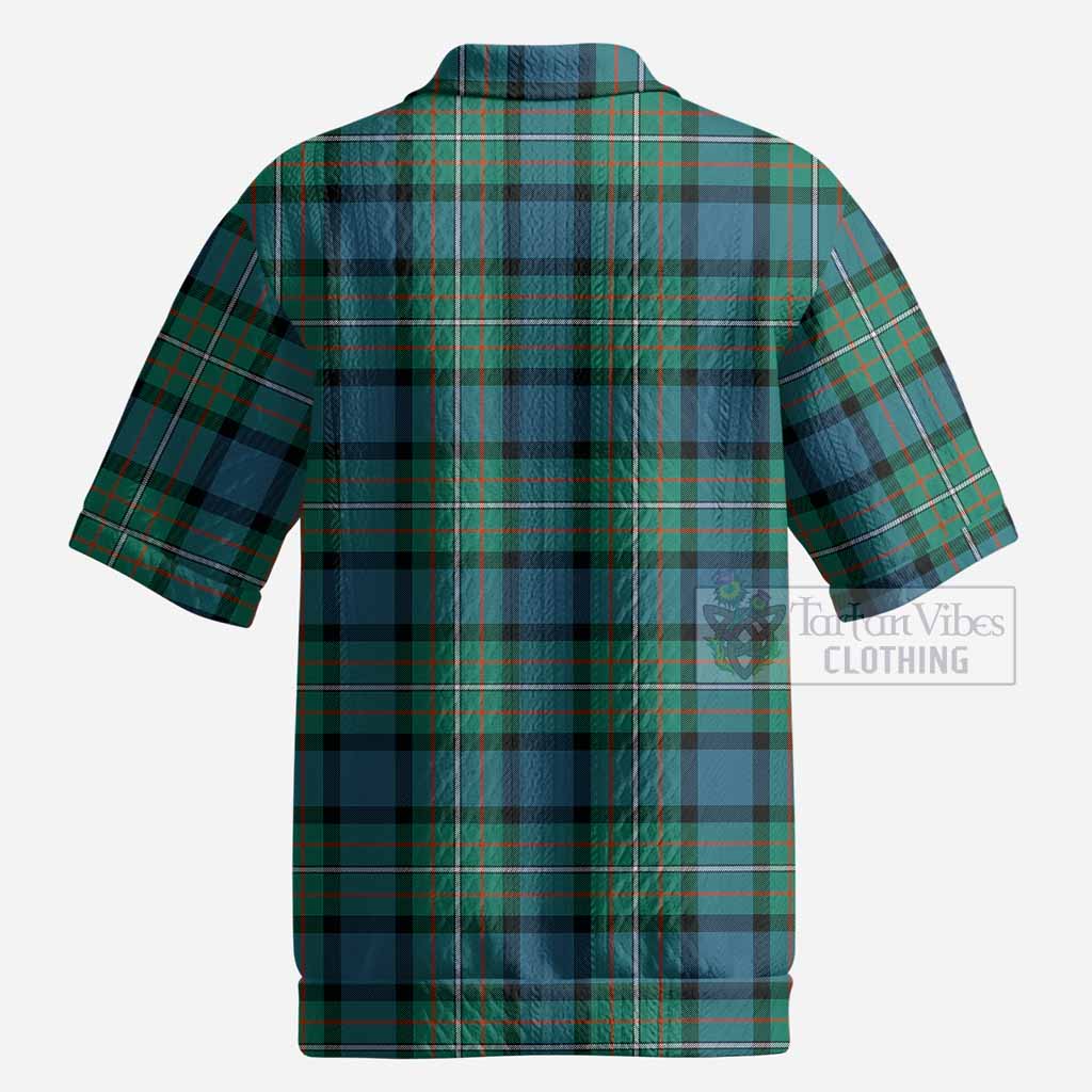 Ferguson (Fergusson) Tartan Men’s Polo Sweater Top with Family Crest