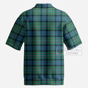 Ferguson (Fergusson) Tartan Men’s Polo Sweater Top with Family Crest