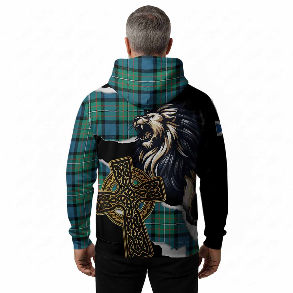 Ferguson (Fergusson) Tartan Scottish Hoodie Lion Celtic Heritage