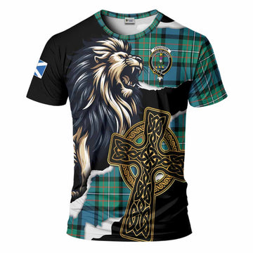 Ferguson (Fergusson) Tartan Scottish T-Shirt Lion Celtic Heritage