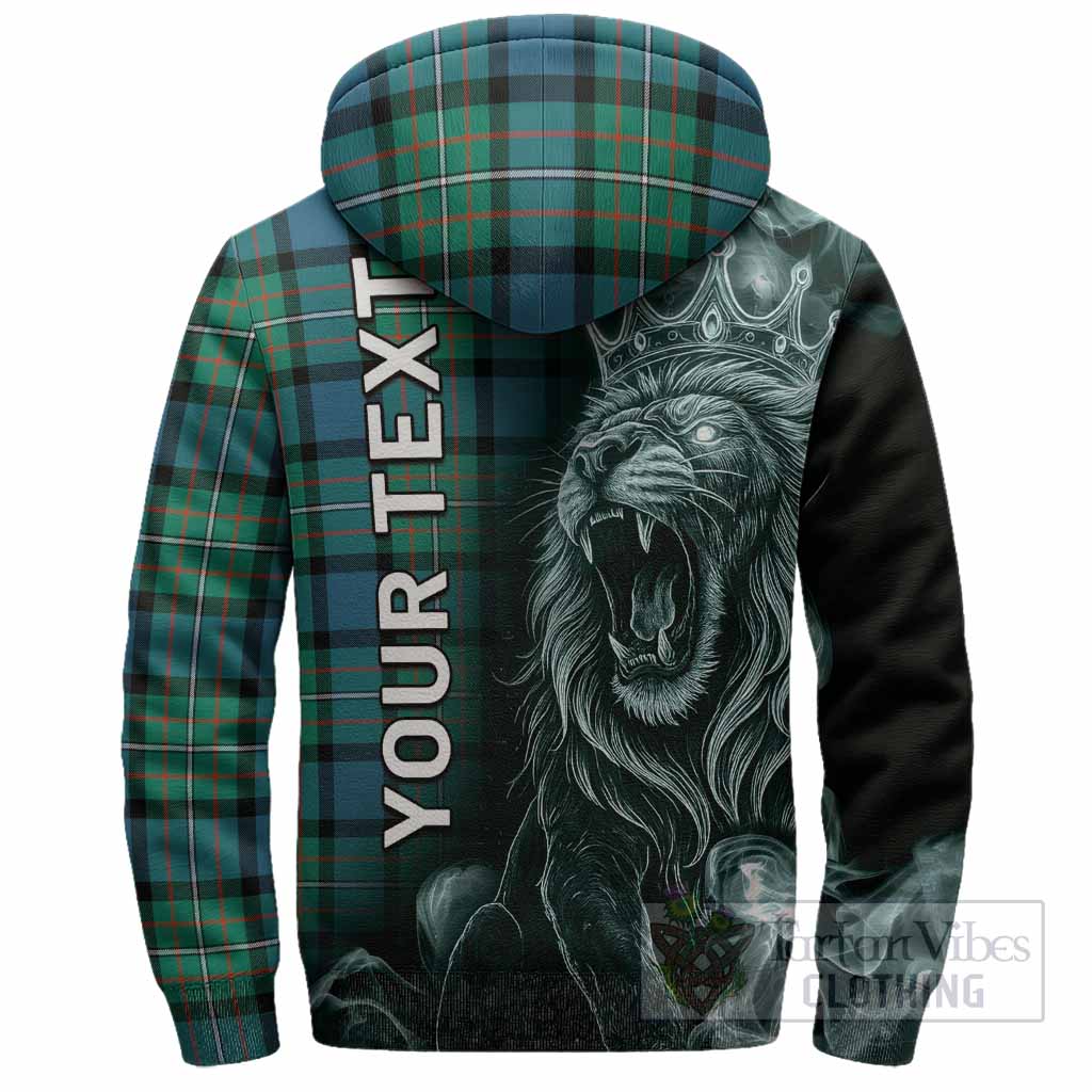 Ferguson (Fergusson) Tartan Sherpa Hoodie Roaring Lion Heritage