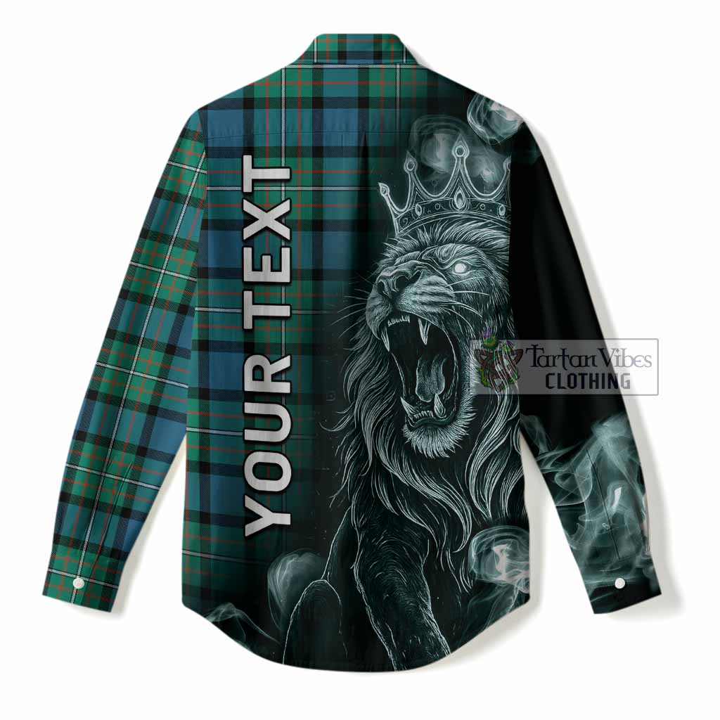 Ferguson (Fergusson) Tartan Women Casual Shirt Roaring Lion Heritage