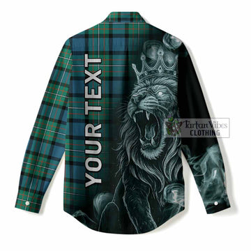 Ferguson (Fergusson) Tartan Women Casual Shirt Roaring Lion Heritage