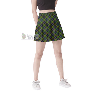 Ferguson Modern Tartan Women's Plated Mini Skirt