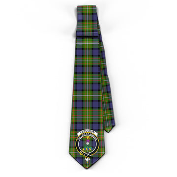 Ferguson Modern Tartan Classic Necktie with Family Crest