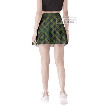 Ferguson Modern Tartan Women's Plated Mini Skirt