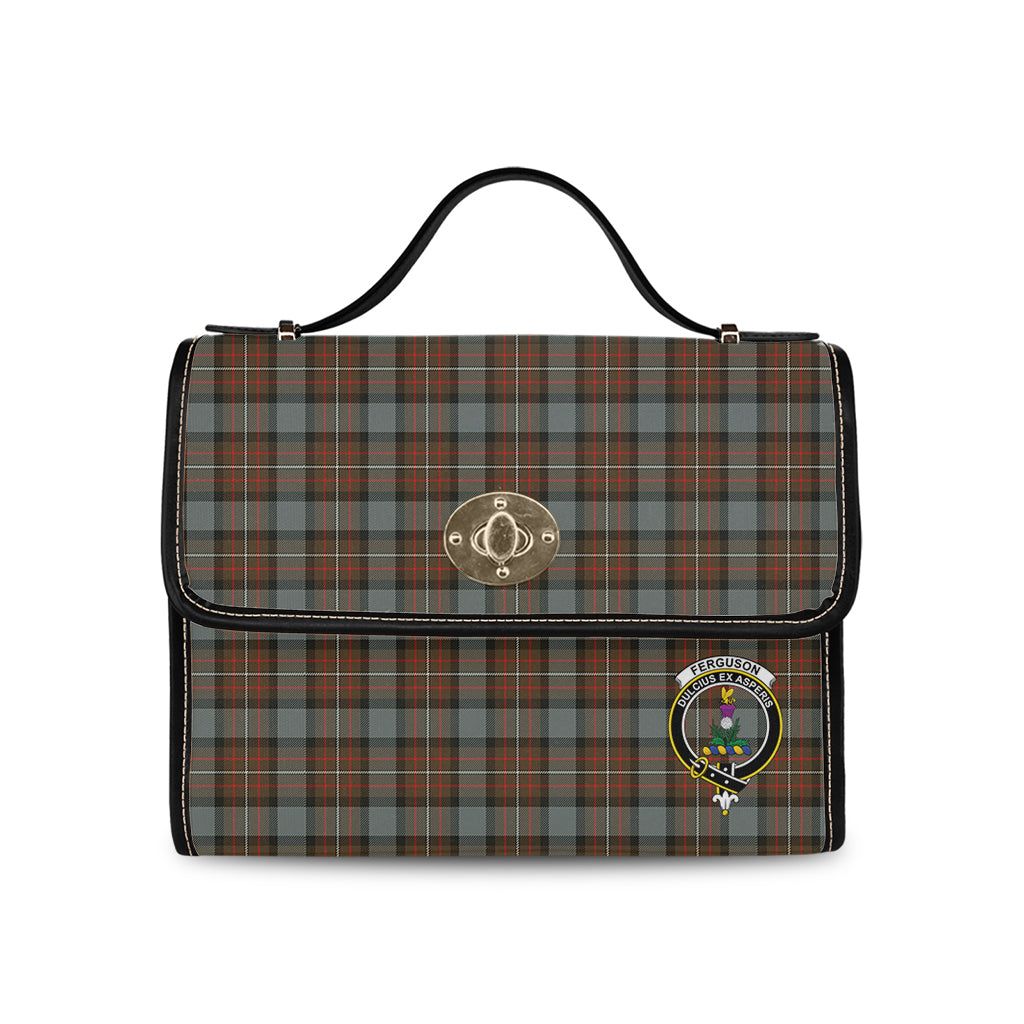 ferguson-weathered-tartan-leather-strap-waterproof-canvas-bag-with-family-crest
