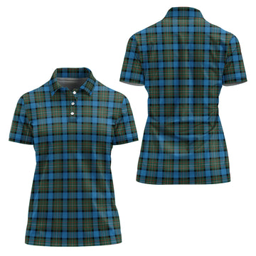 fergusson-ancient-tartan-polo-shirt-for-women