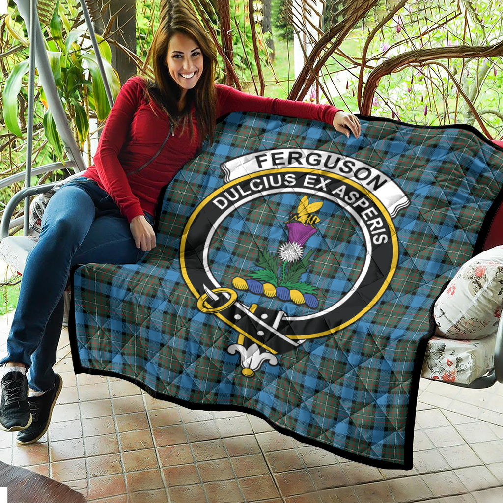 fergusson-ancient-tartan-quilt-with-family-crest