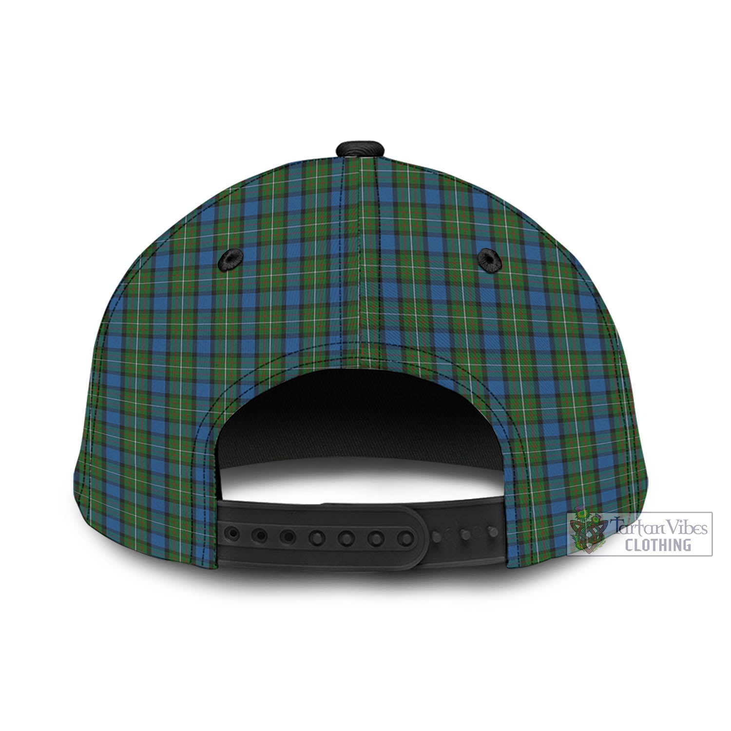 Tartan Vibes Clothing Fergusson of Atholl Tartan Classic Cap with Family Crest In Me Style