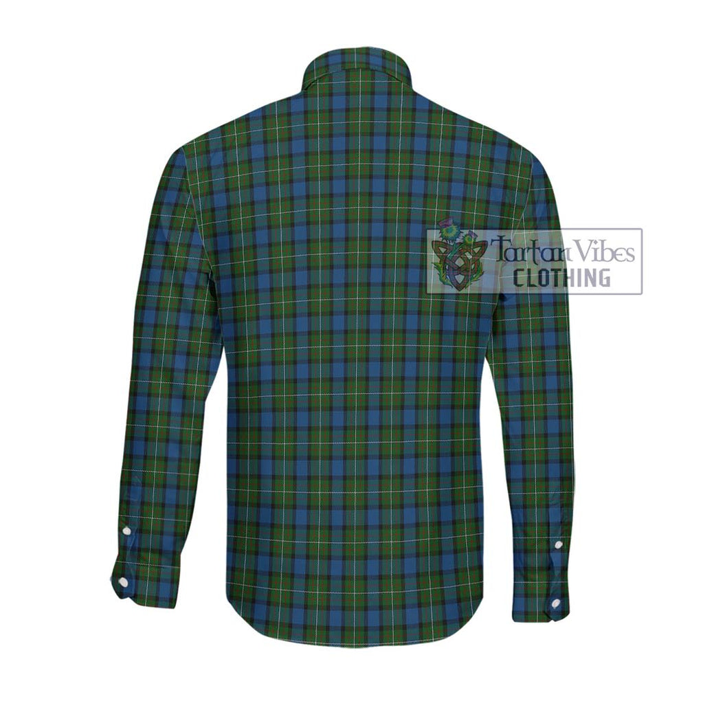 Fergusson of Atholl Tartan Long Sleeve Button Shirt with Family Crest DNA In Me Style - Tartanvibesclothing Shop
