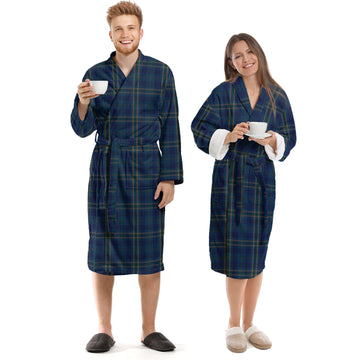 Fermanagh County Ireland Tartan Bathrobe Unisex S - Tartan Vibes Clothing