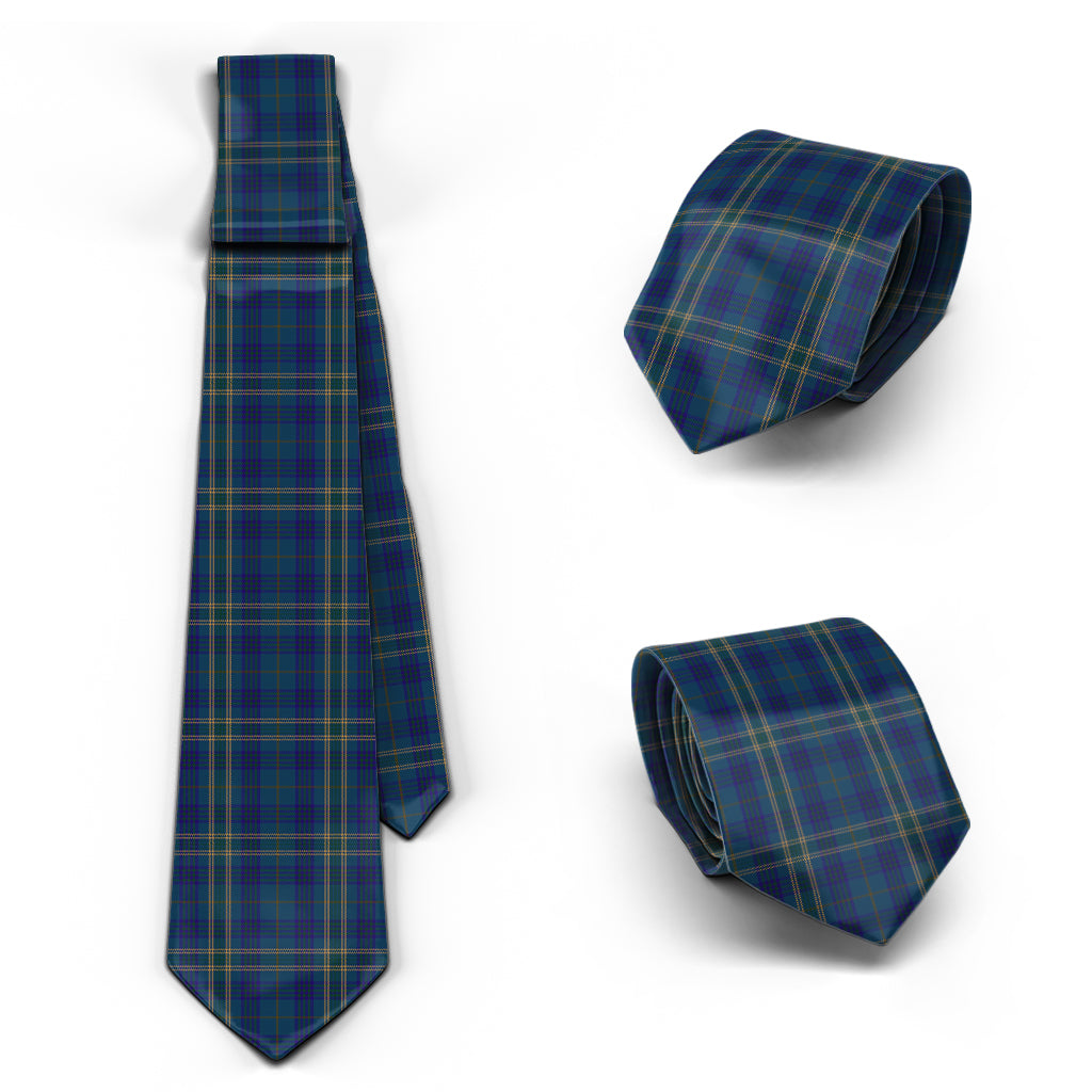 Fermanagh County Ireland Tartan Classic Necktie Necktie One Size - Tartan Vibes Clothing