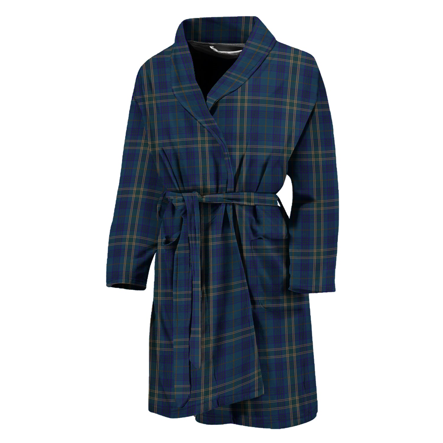 Fermanagh County Ireland Tartan Bathrobe - Tartan Vibes Clothing