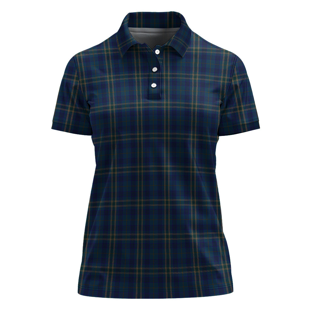 fermanagh-county-ireland-tartan-polo-shirt-for-women