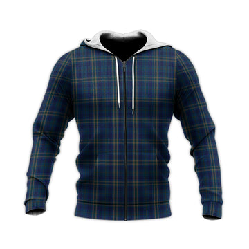 Fermanagh County Ireland Tartan Knitted Hoodie