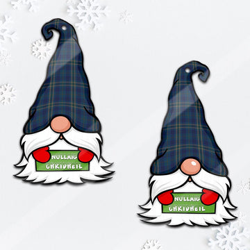 Fermanagh County Ireland Gnome Christmas Ornament with His Tartan Christmas Hat