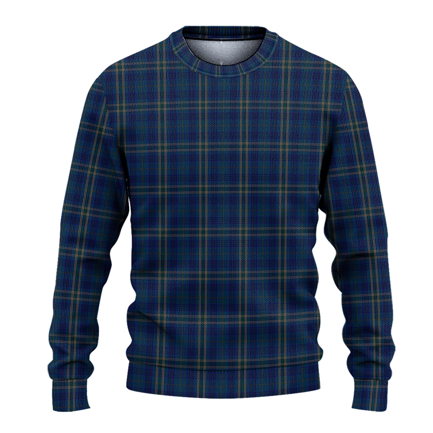 Fermanagh County Ireland Tartan Knitted Sweater - Tartanvibesclothing