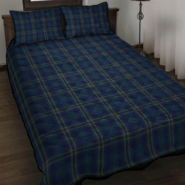 Fermanagh County Ireland Tartan Quilt Bed Set