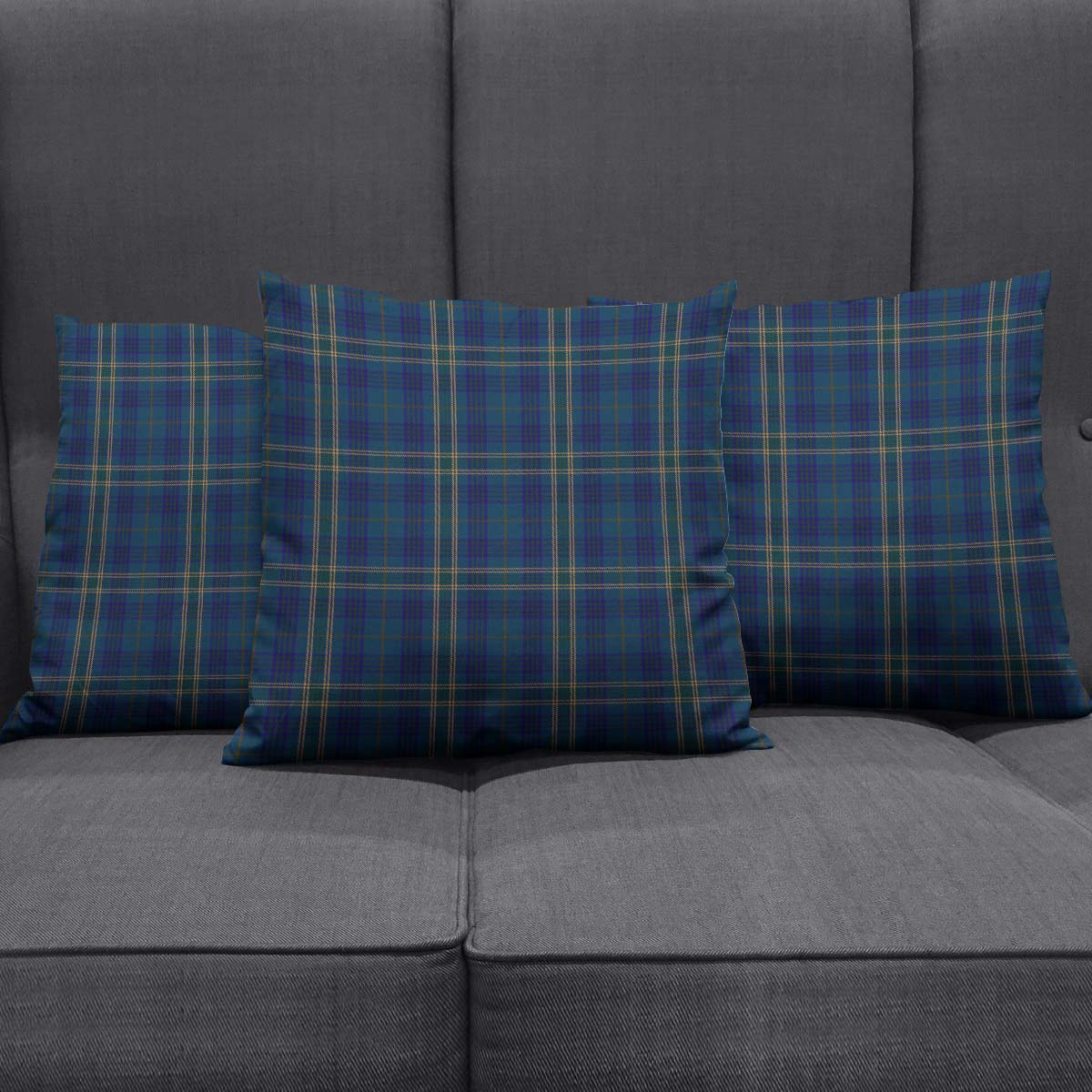 Fermanagh County Ireland Tartan Pillow Cover - Tartanvibesclothing