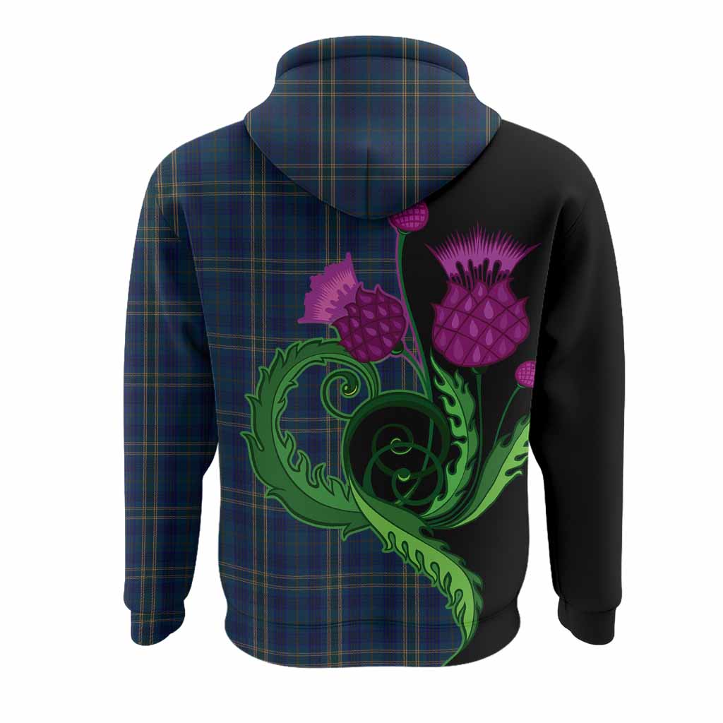 Fermanagh County Ireland Tartan Hoodie Traditional Scottish Thistle