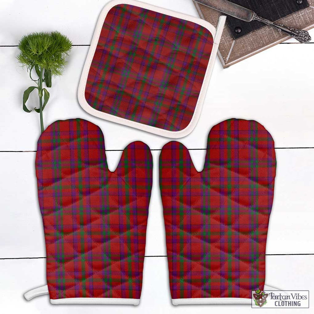 Fiddes Tartan Combo Oven Mitt & Pot-Holder Combo 2 Oven Mitt & 1 Pot-Holder Black - Tartan Vibes Clothing