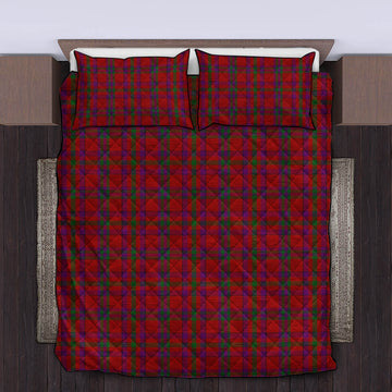 Fiddes Tartan Quilt Bed Set King - Tartan Vibes Clothing