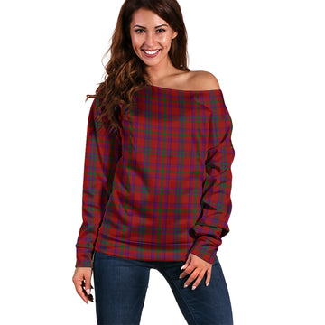 Fiddes Tartan Off Shoulder Women Sweater Women - Tartan Vibes Clothing