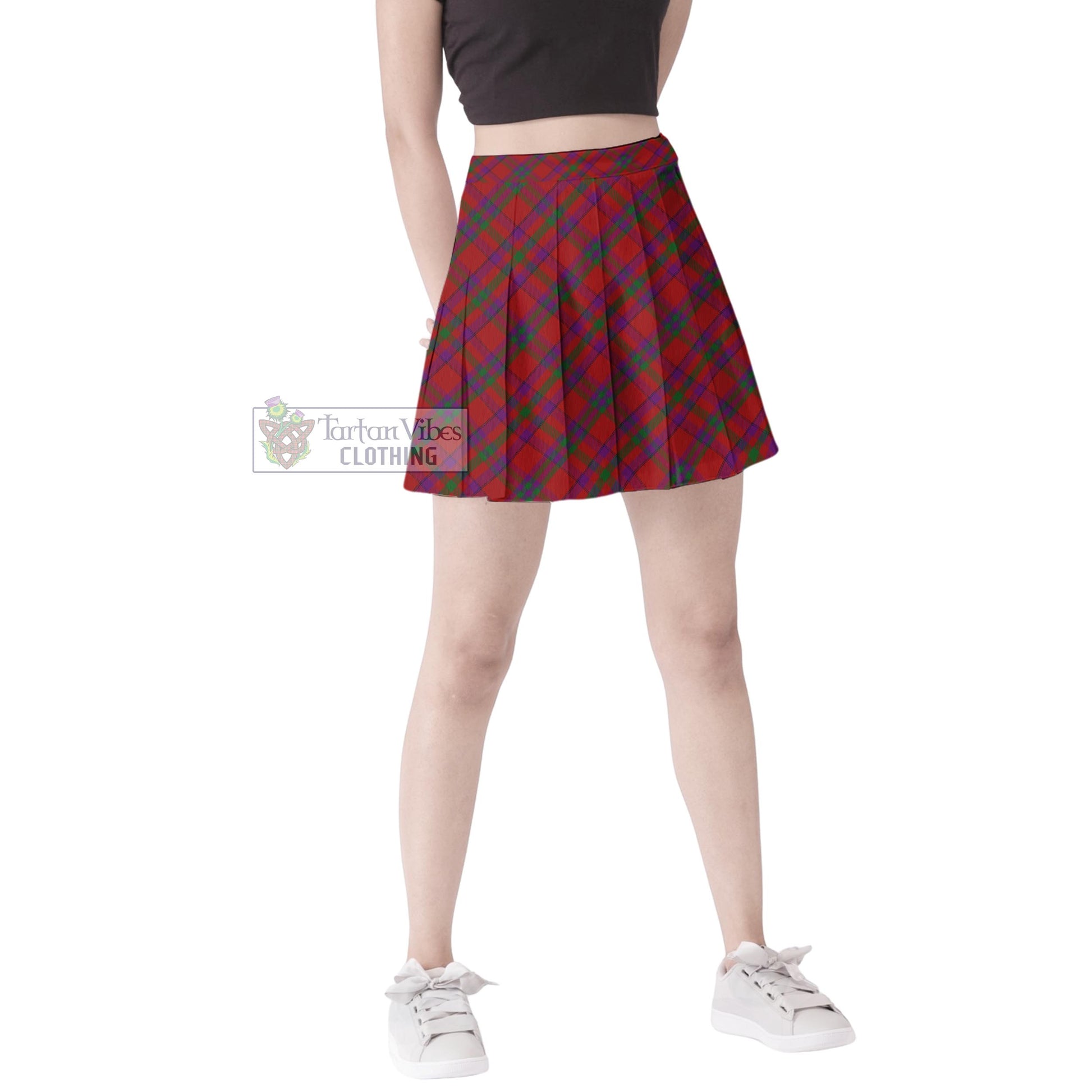 Fiddes Tartan Women's Plated Mini Skirt Cross Style Female - Tartan Vibes Clothing