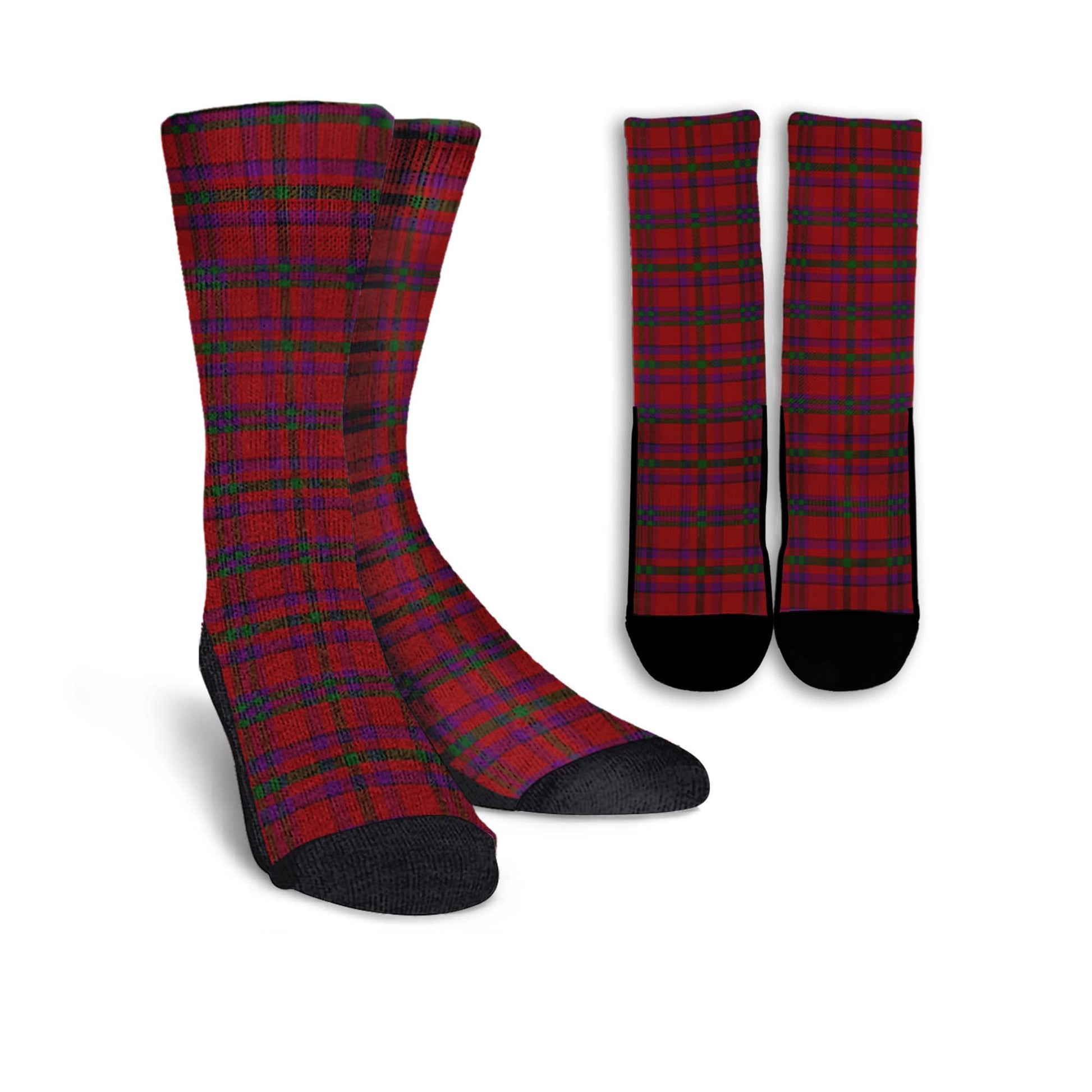 Fiddes Tartan Crew Socks Crew Socks - Tartan Vibes Clothing
