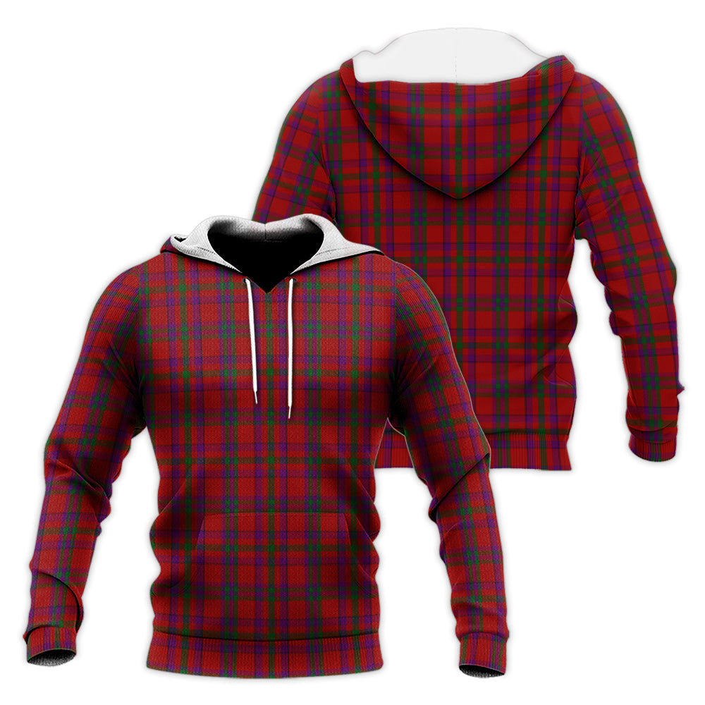 Fiddes Tartan Knitted Hoodie Unisex - Tartan Vibes Clothing