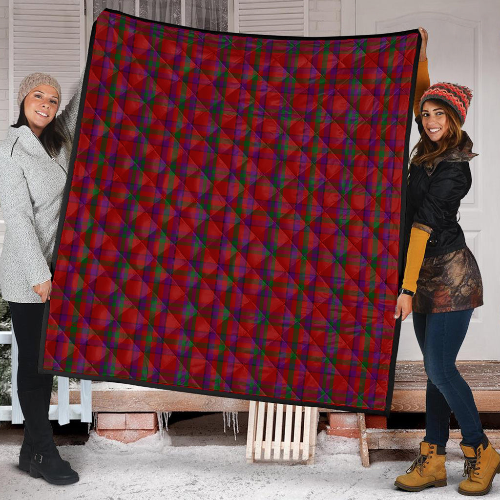 Fiddes Tartan Quilt Super King Quilt 91" x 110" - Tartan Vibes Clothing