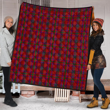 Fiddes Tartan Quilt Super King Quilt 91" x 110" - Tartan Vibes Clothing