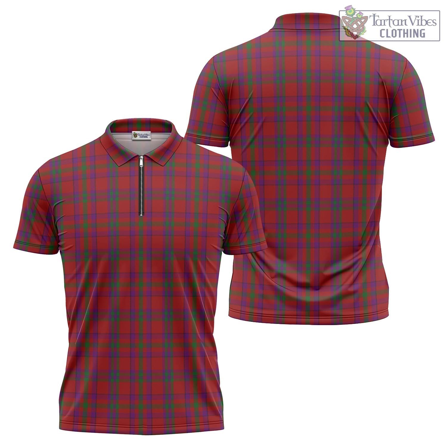 Fiddes Tartan Zipper Polo Shirt Unisex - Tartan Vibes Clothing