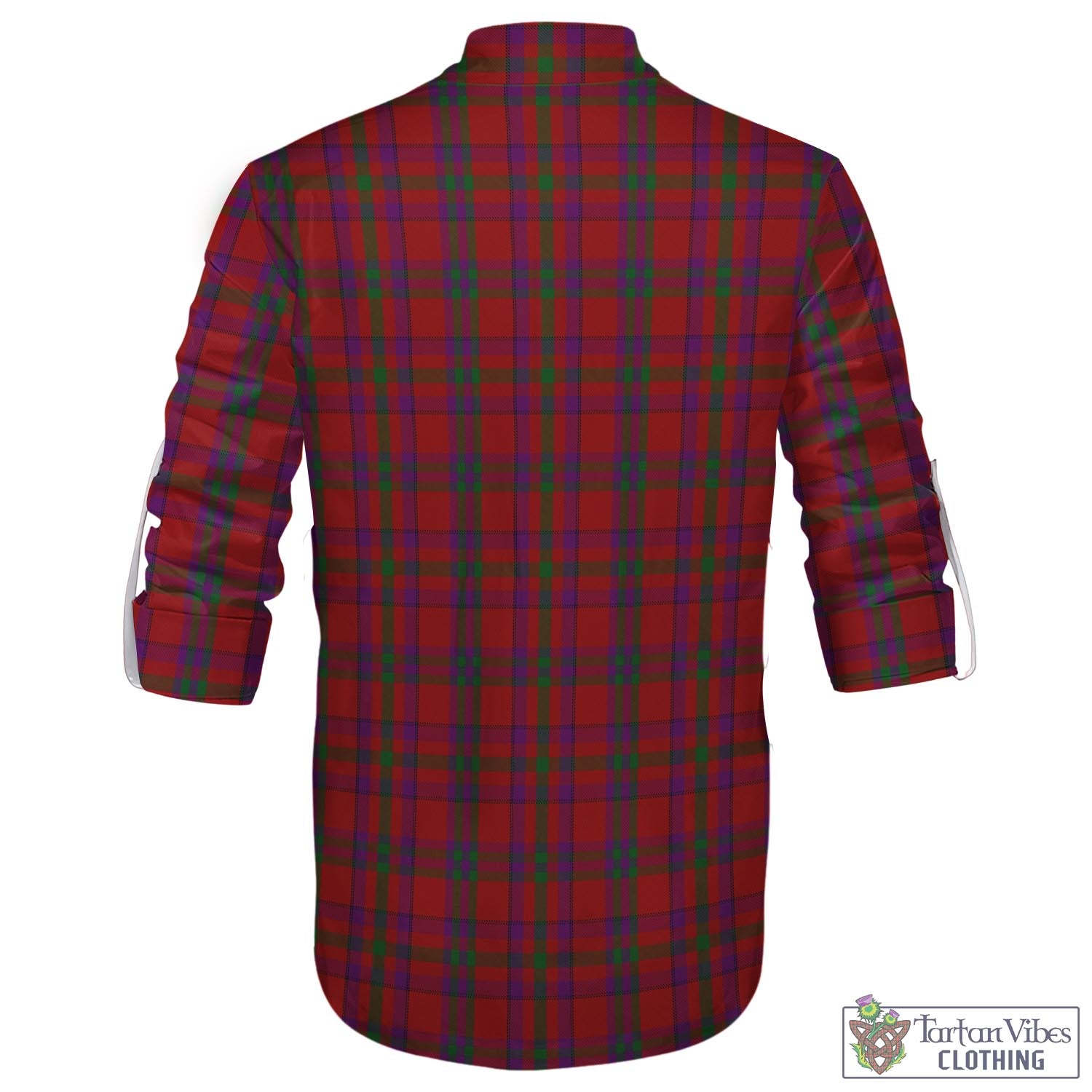 Fiddes Tartan Men's Scottish Traditional Jacobite Ghillie Kilt Shirt - Tartan Vibes Clothing