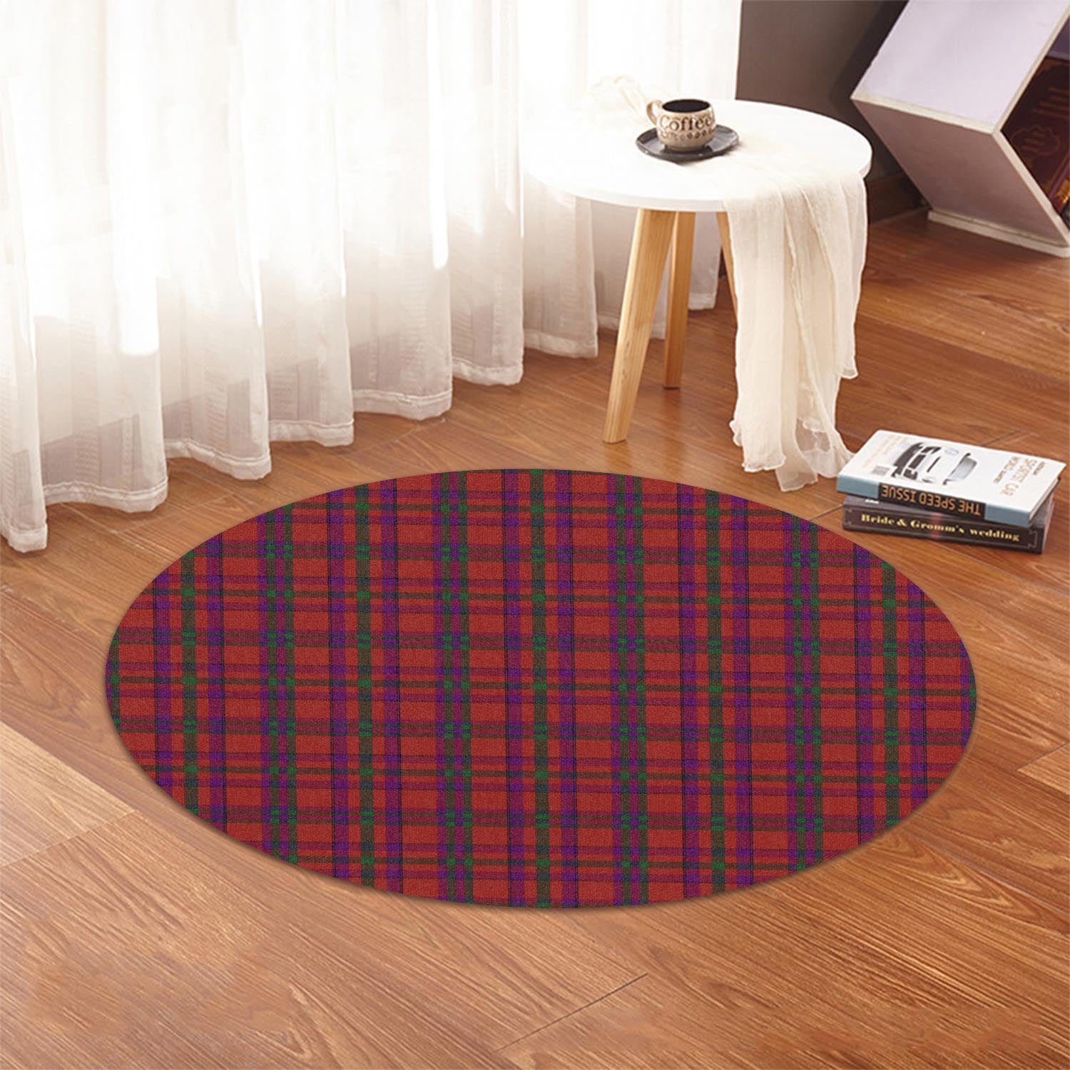 Fiddes Tartan Round Rug - Tartan Vibes Clothing