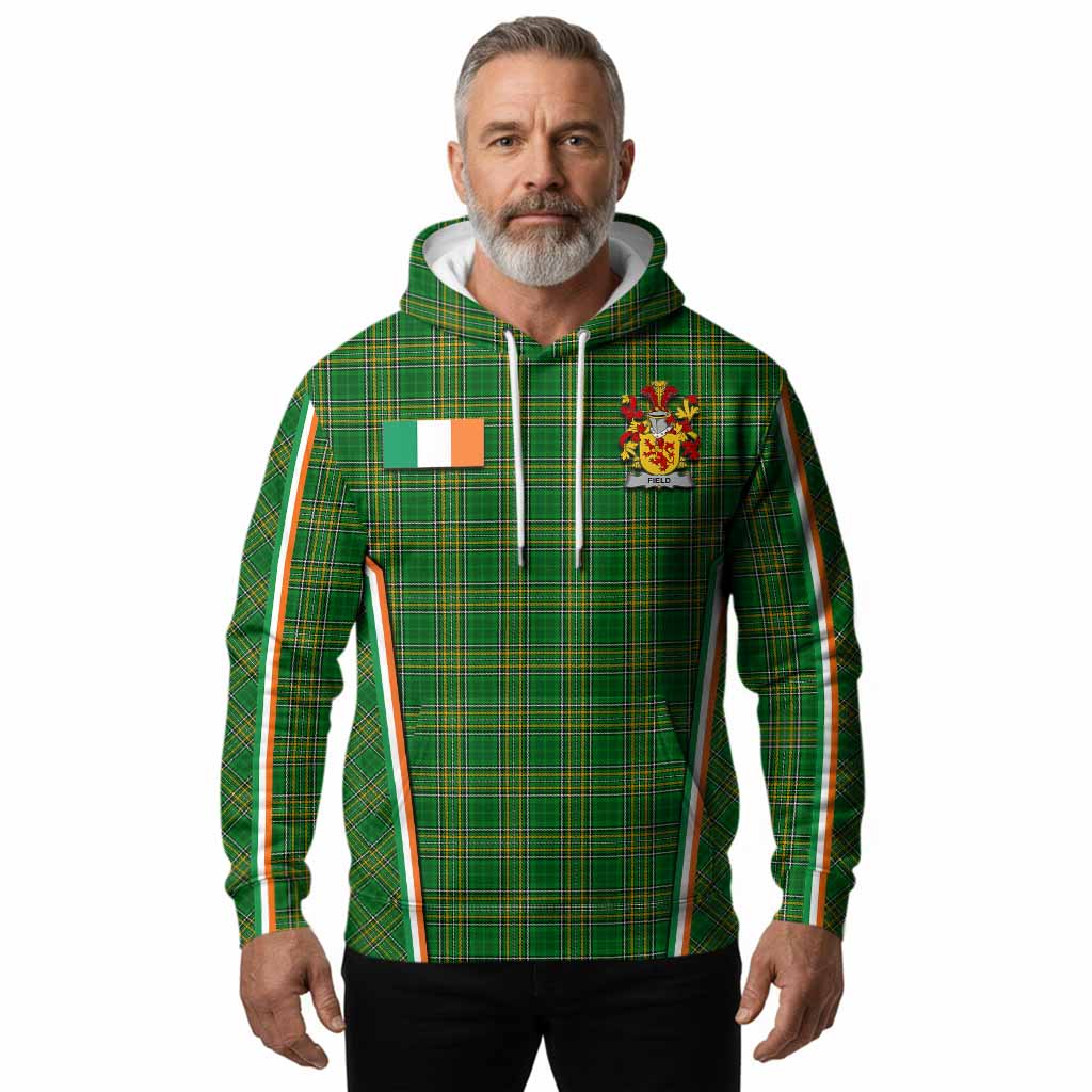 Field Irish Clan Coat of Arm Tartan Hoodie Flag Style