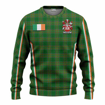Finnegan Irish Clan Coat of Arm Tartan Knitted Sweater Flag Style