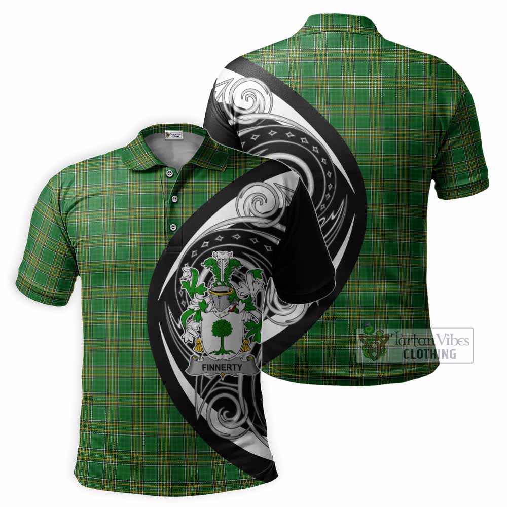 Finnerty Irish Clan Polo Shirt Celtic Circle Style - Tartan Vibes Clothing